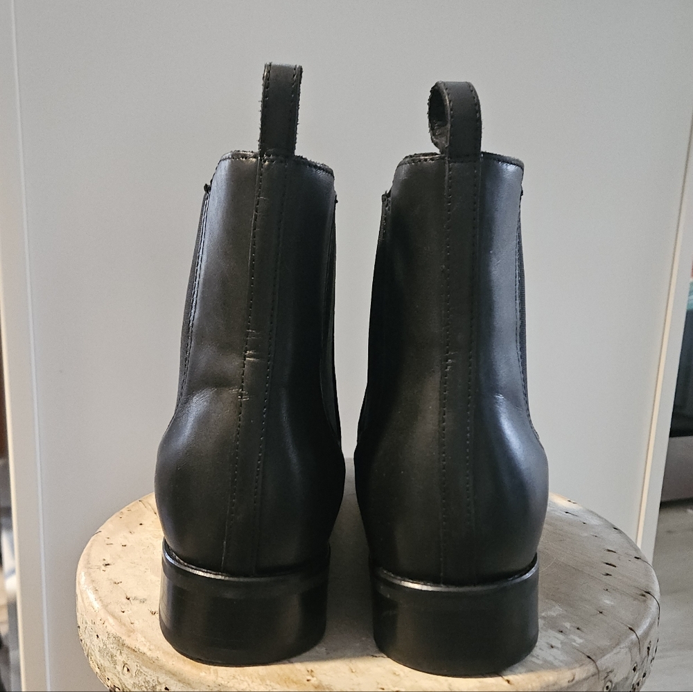 Thursday Boot Company Women's Black Leather Duchess Chelsea 11.5 Wide Classic - Picture 5 of 7